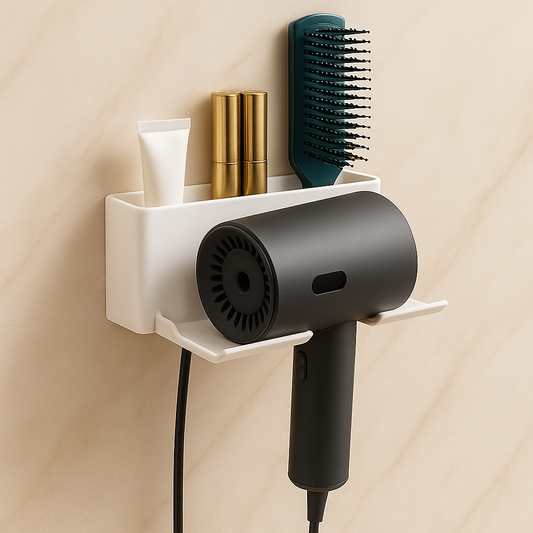 CLEAN™ Hair Dryer Holder | Declutter your countertop and keep your hairdryer accessible